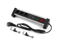 Spacetronik Listwa zasilająca z USB SPS-T38BS - 3 gniazda 1.5m - 1153963 - zdjęcie 7